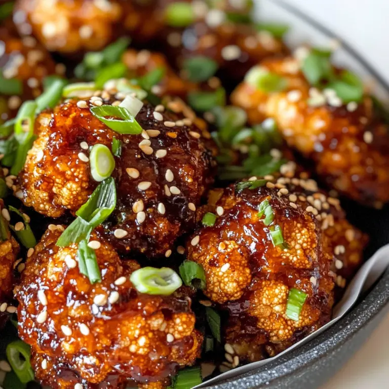 Air Fryer Sesame Cauliflower Wings