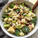 Apple Broccoli Cauliflower Salad