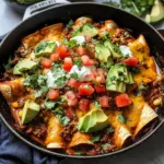 Beef Skillet Enchiladas