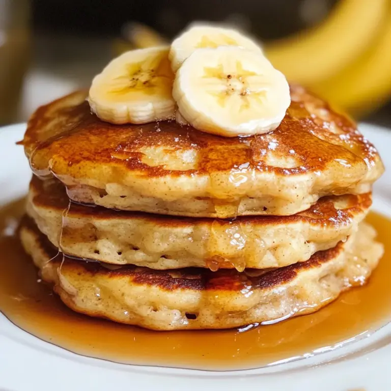 Brown Sugar Banana Pancakes
