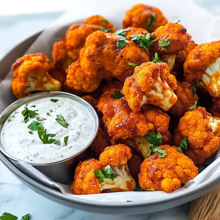 Cauliflower Buffalo Wings