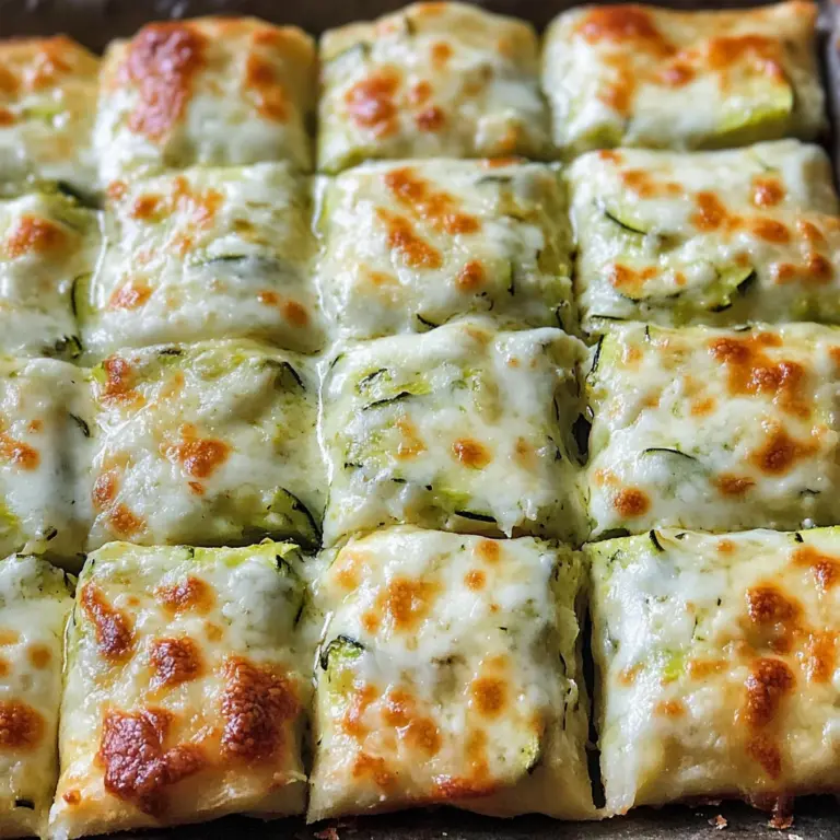 Cheesy Zucchini Breadsticks