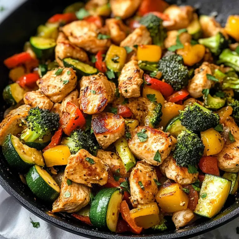 Chicken and Vegetables Skillet Recipe
