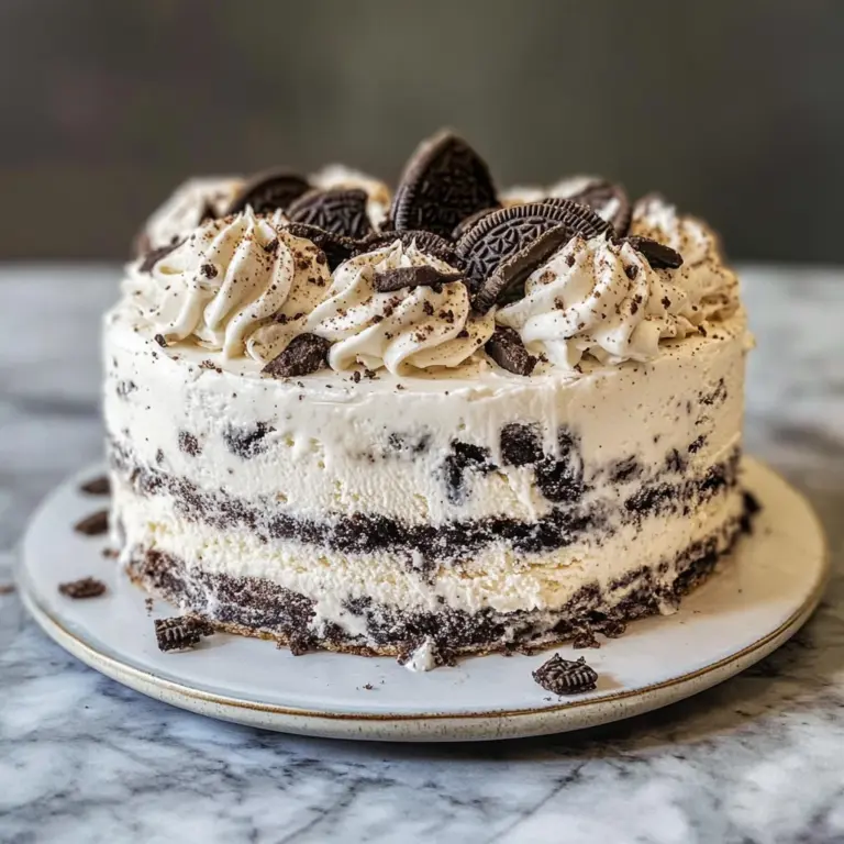 Cookies and Cream Ice Cream Cake