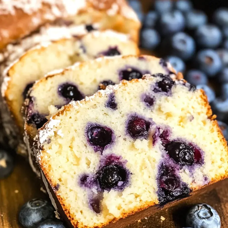 Cream Cheese Blueberry Bread