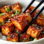 Crispy Gochujang Korean Tofu