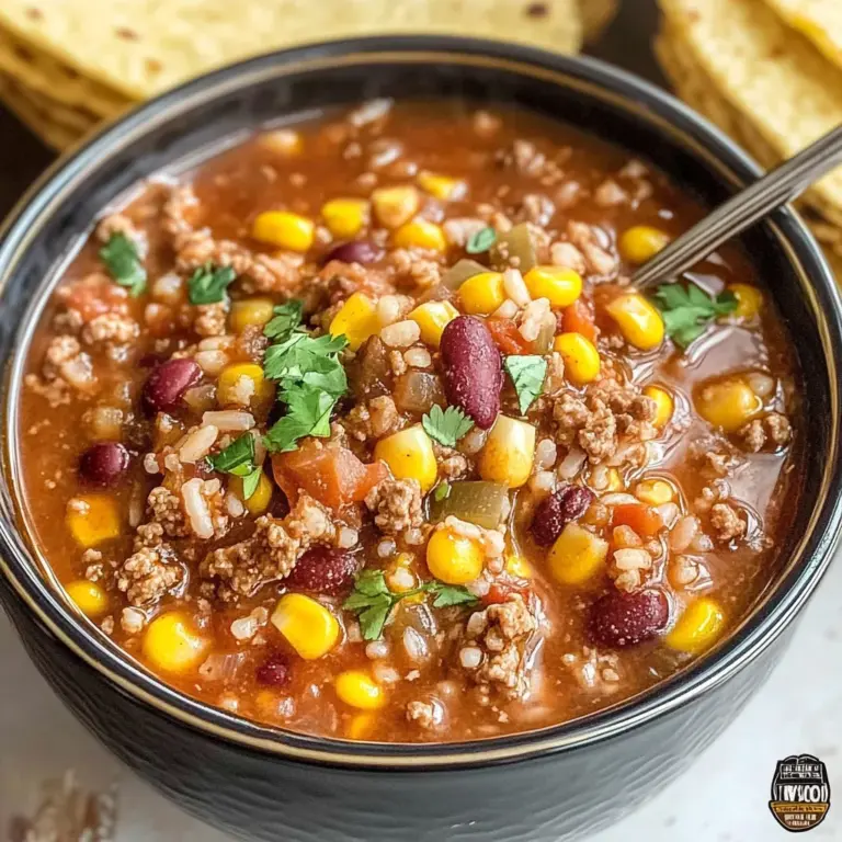 Crock Pot Taco Rice Soup Recipe