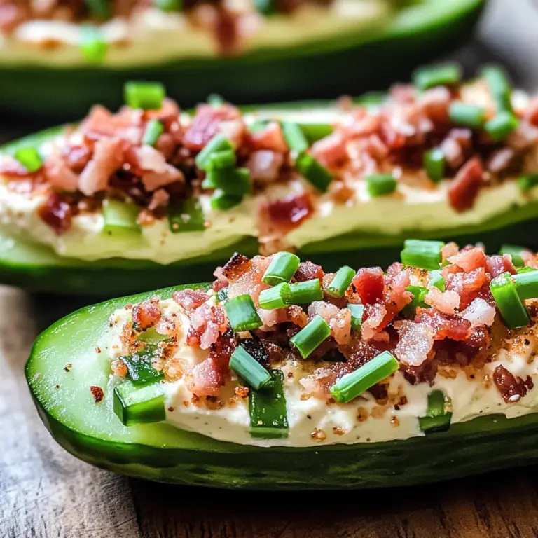 Cucumber Boats
