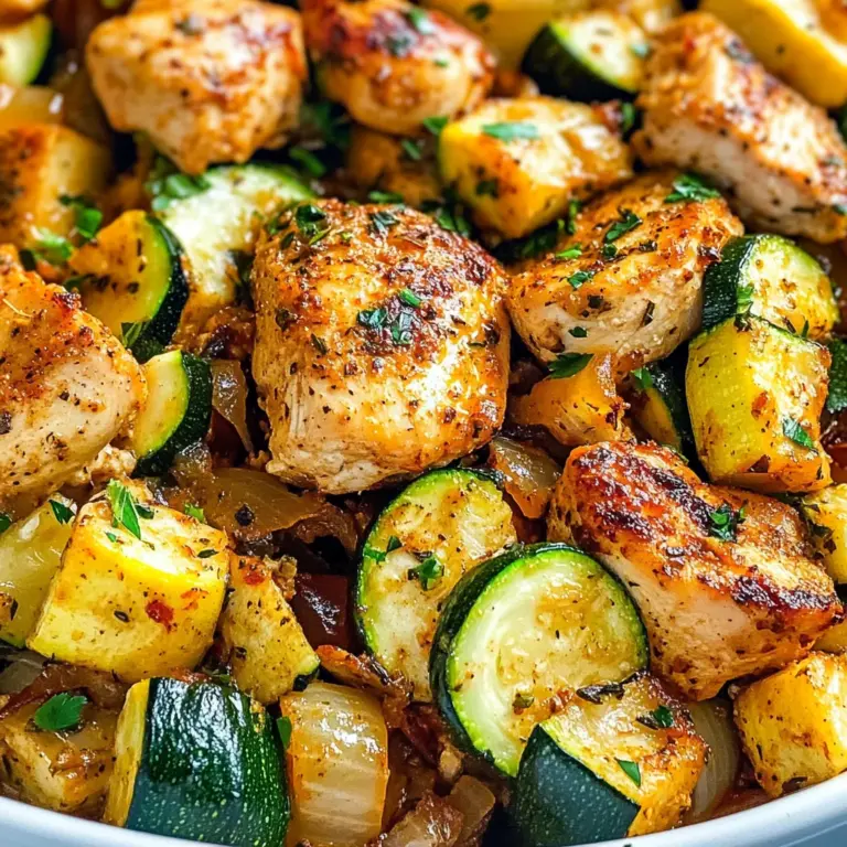 Easy Baked Chicken and Zucchini Recipe