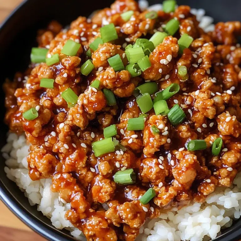 Firecracker Ground Chicken
