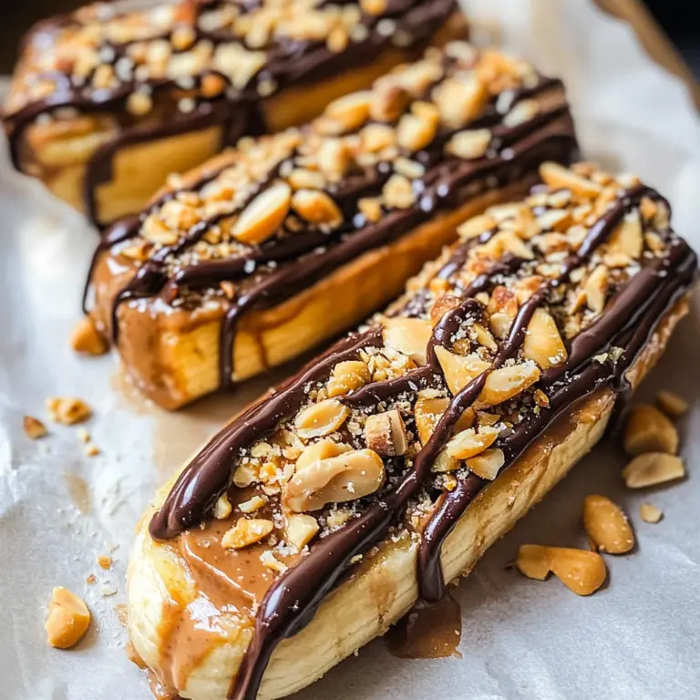 Frozen Banana Snickers
