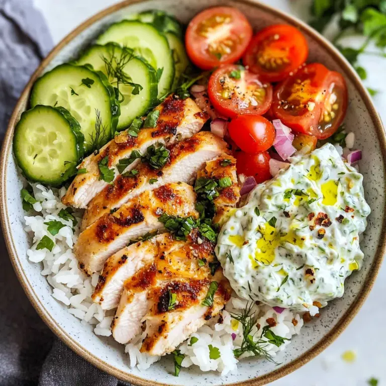 Greek Chicken Bowls