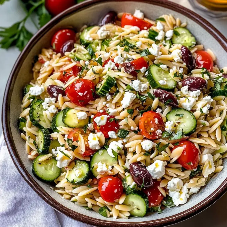 Greek Orzo Salad Recipe