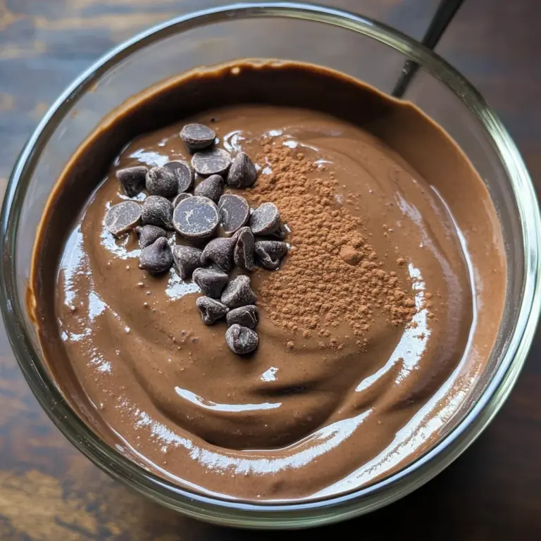 Healthy Chocolate Pudding