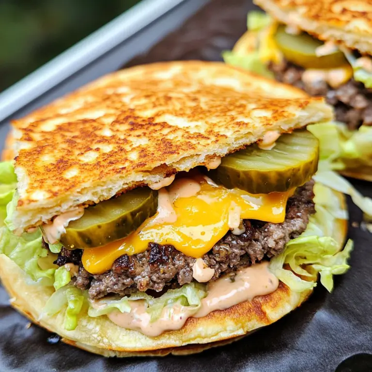 Keto Big Mac Smash Burgers