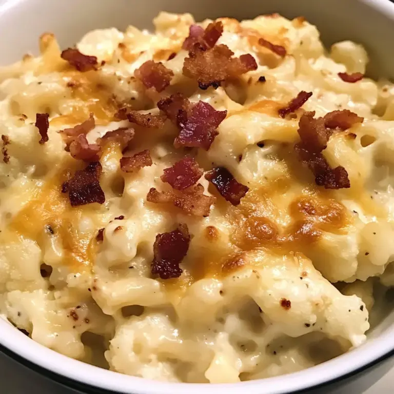Keto Cauliflower Mac and Cheese