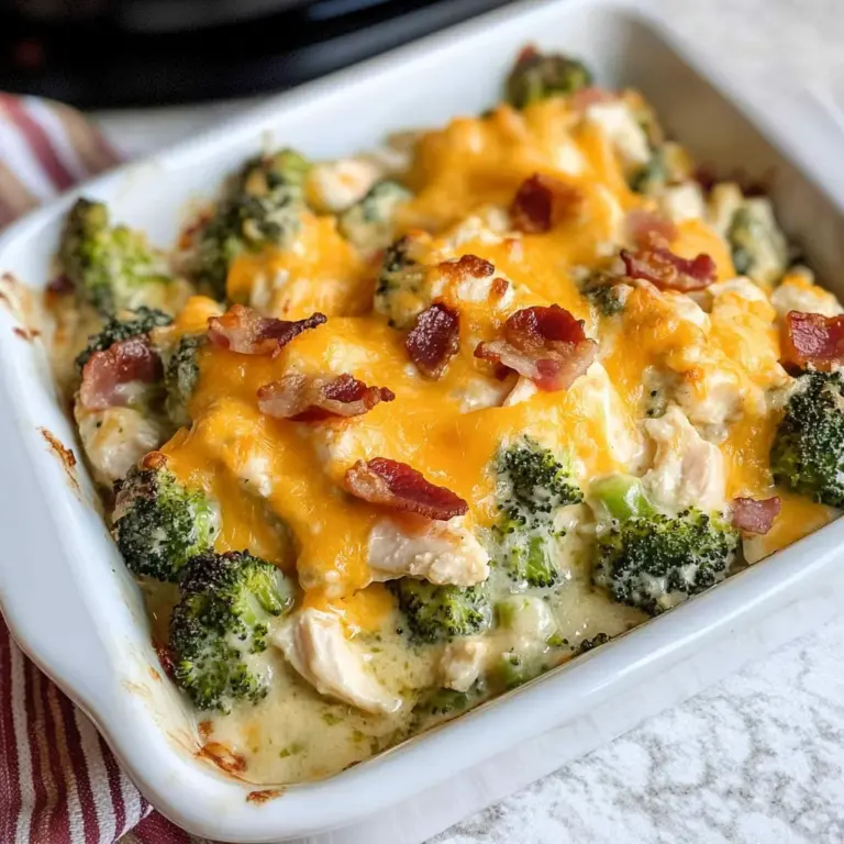 Keto Chicken Bacon Ranch Casserole