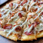 Keto Chicken Bacon Ranch Pizza