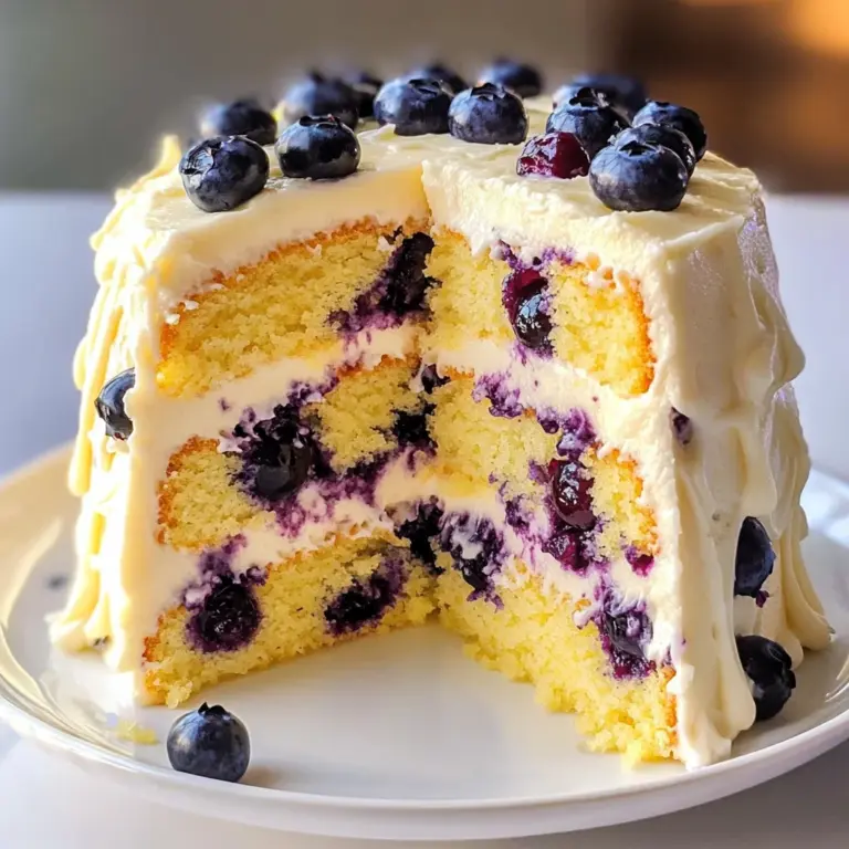 Lemon Blueberry Cake