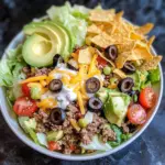 Low Carb Taco Salad Bowl