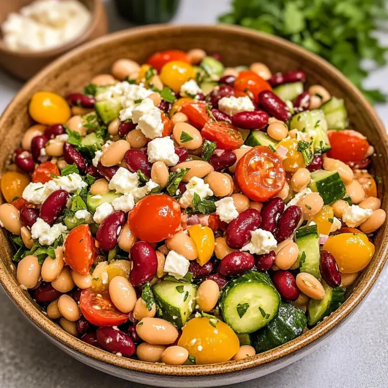 Mediterranean Bean Salad