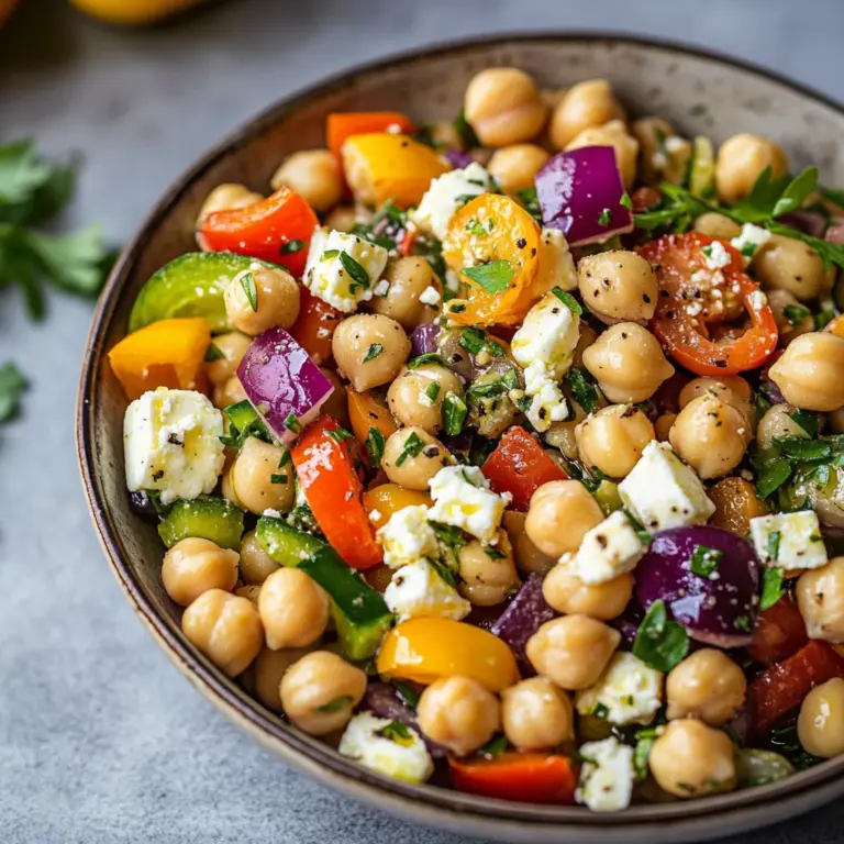Mediterranean Chickpea Salad