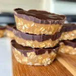 No Bake Peanut Butter Oat Cups