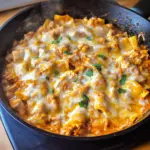 One Pot Low Carb Chicken Enchilada Skillet