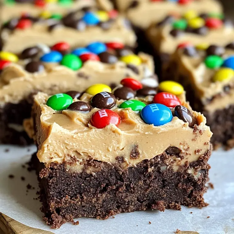 Peanut Butter Whip Brownies