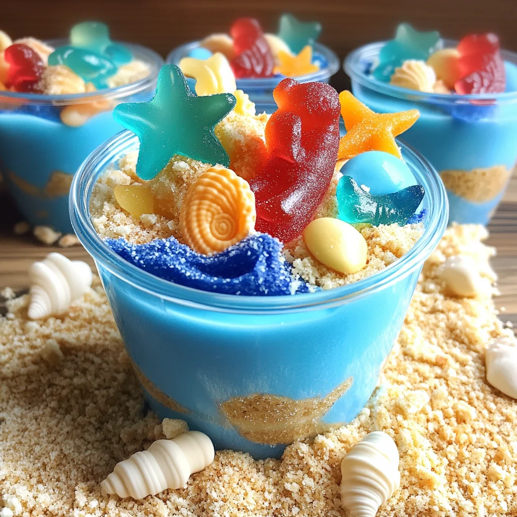 Sand Pudding Dessert Cups - low sugar cooking