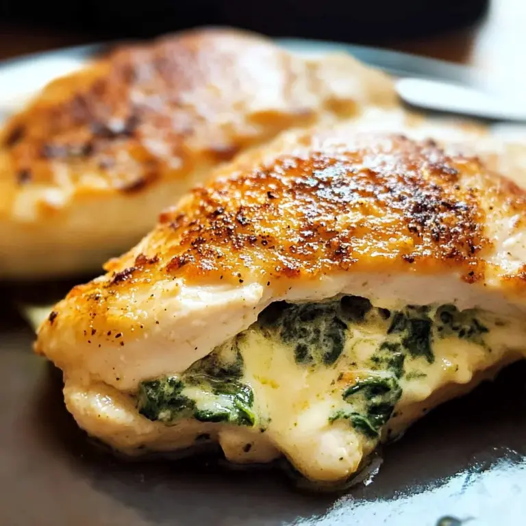 Spinach Stuffed Chicken Breasts