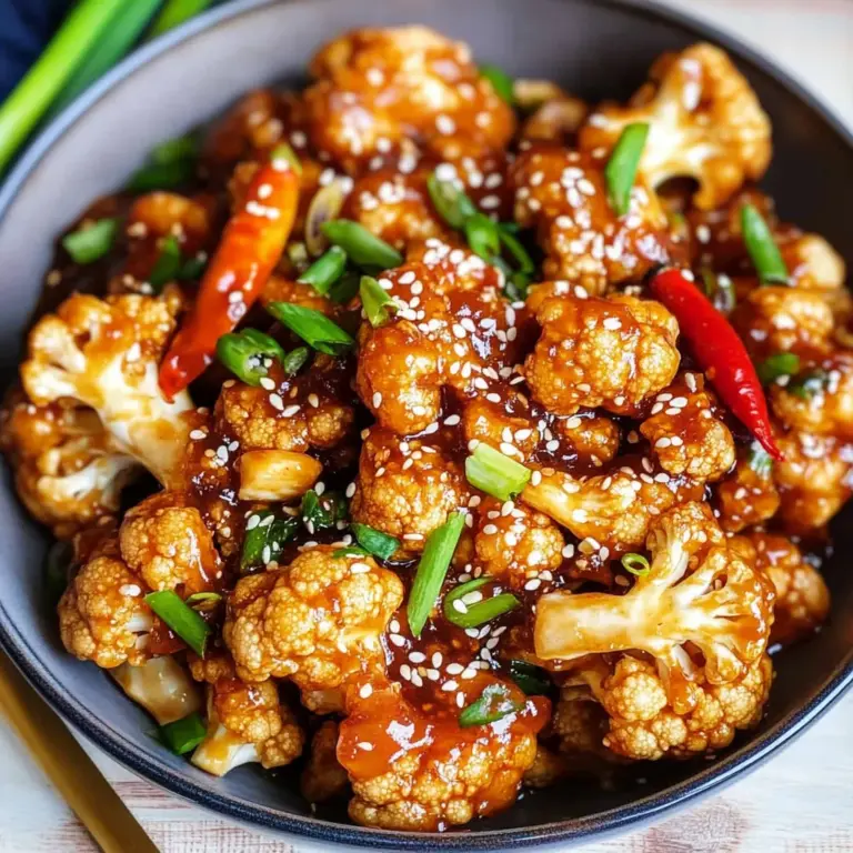 Sticky Sesame Cauliflower