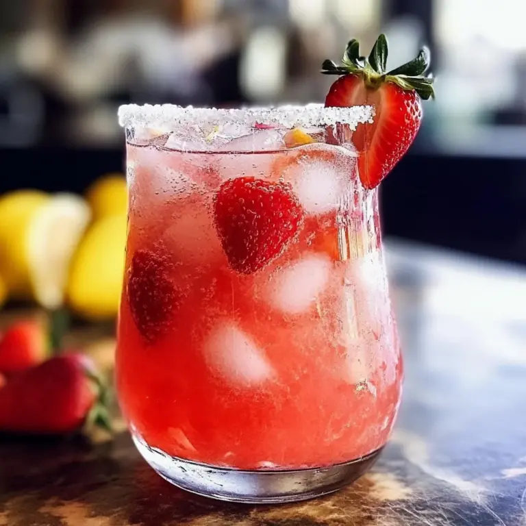 Strawberry Lemonade Margaritas