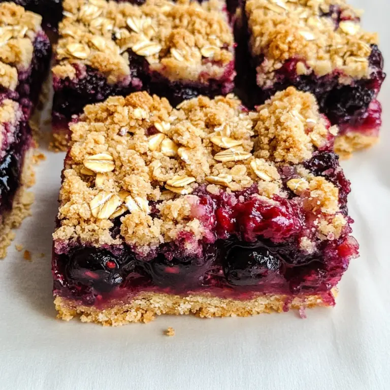 Vegan Berry Crumble Bars