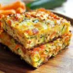 Zucchini and Turkey Bacon Slice