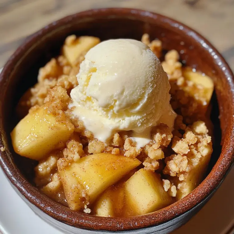 Apple Crumble (Single Serving)
