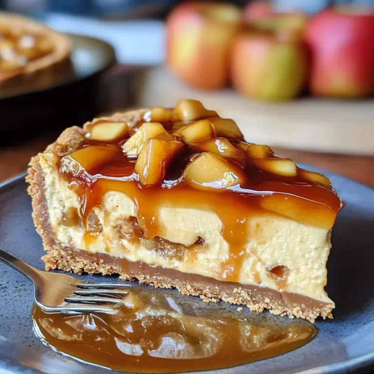 Karamell-Apfel-Käsekuchen