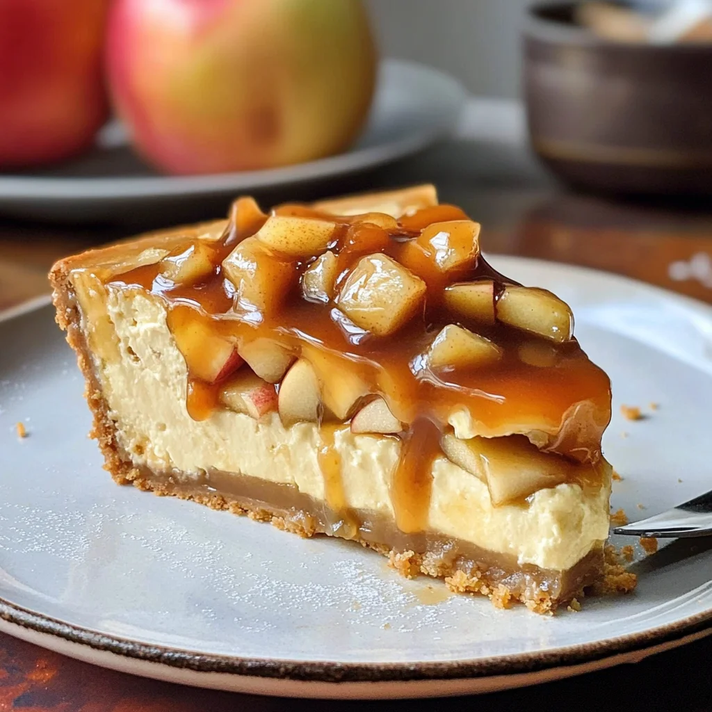 Karamell-Apfel-Käsekuchen