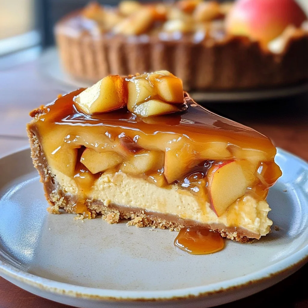 Karamell-Apfel-Käsekuchen