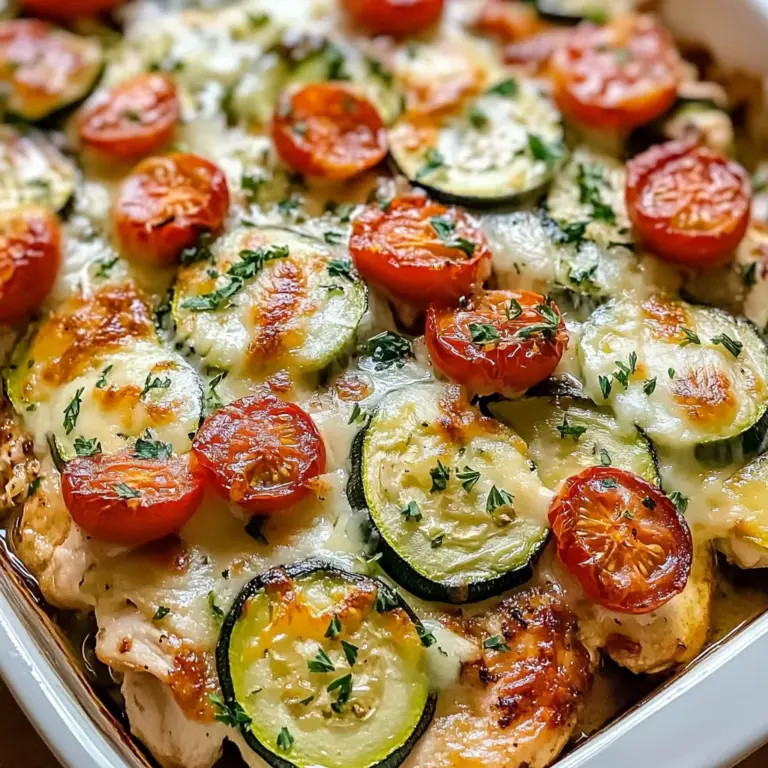 Mediterranean Chicken Zucchini Bake – Healthy, Flavorful & Easy!