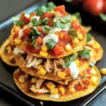 Mexican Rotisserie Chicken Tostadas
