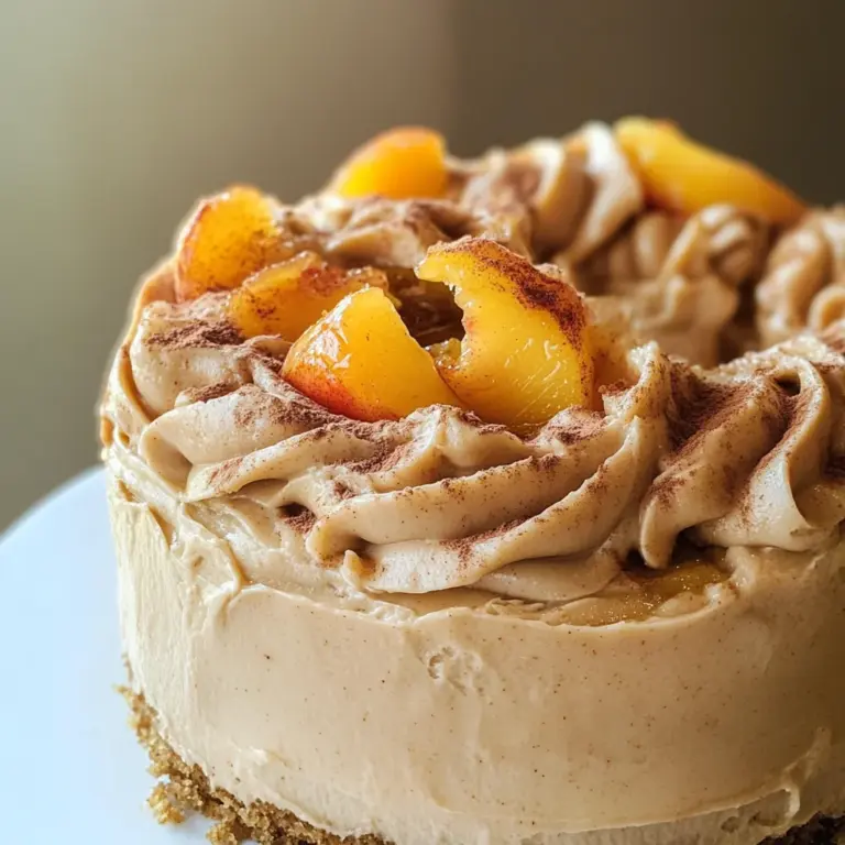 Mini Peach Pie Cake