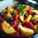 Summer Peach Fruit Salad