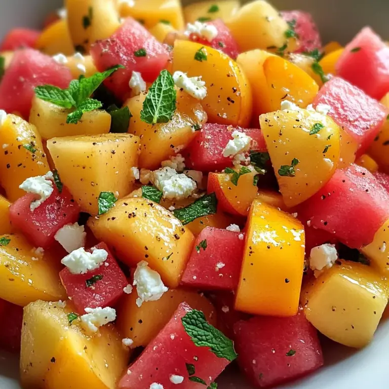 The Peach Watermelon Salad That Tastes Like Summer