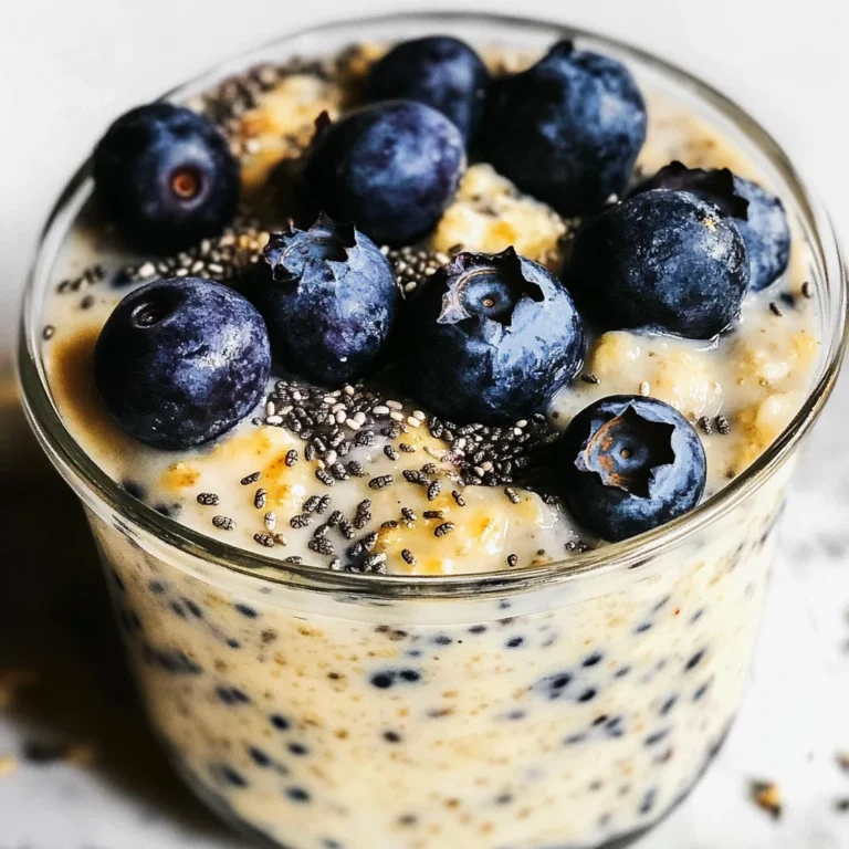 Blueberry Overnight Oats (Gluten-Free) Recipe