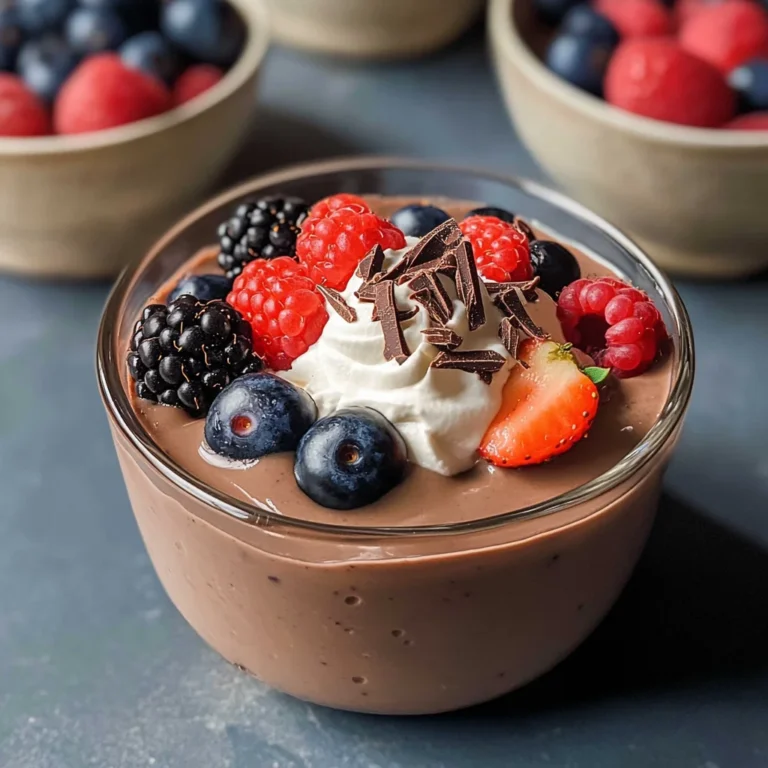 Chocolate Protein Pudding Recipe