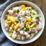 Cottage Cheese Chicken Salad with Banana Peppers