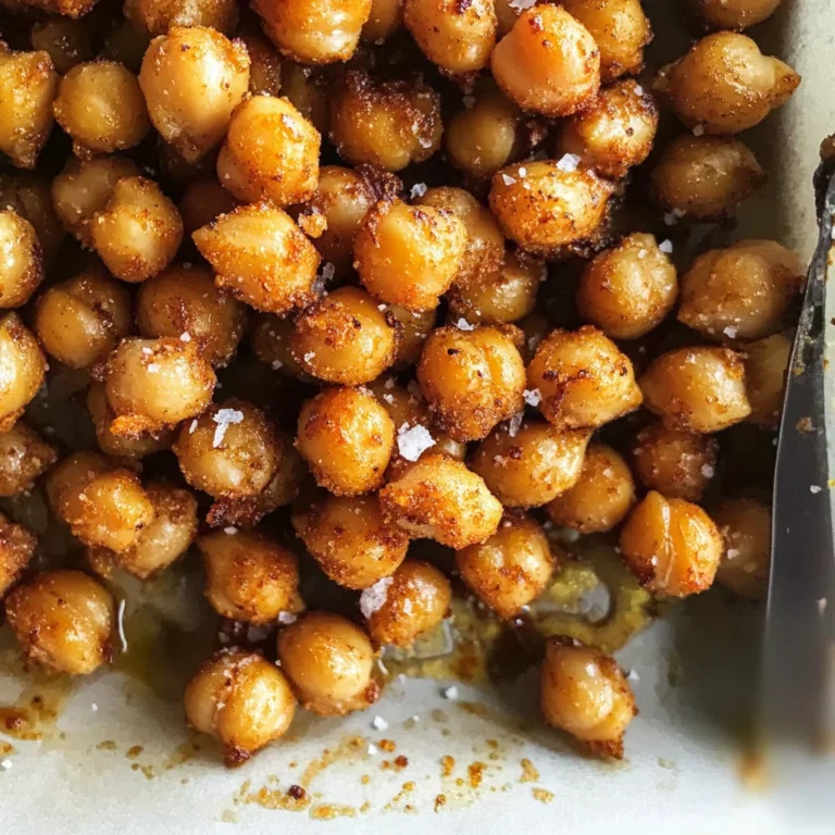 Easy Crispy Oven Roasted Chickpeas