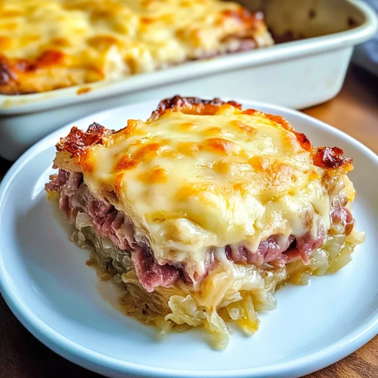 Easy Keto Reuben Casserole