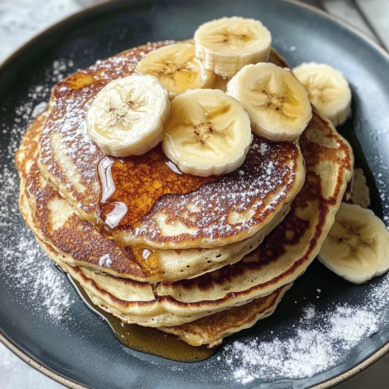 Flourless Banana & Protein Powder Pancakes